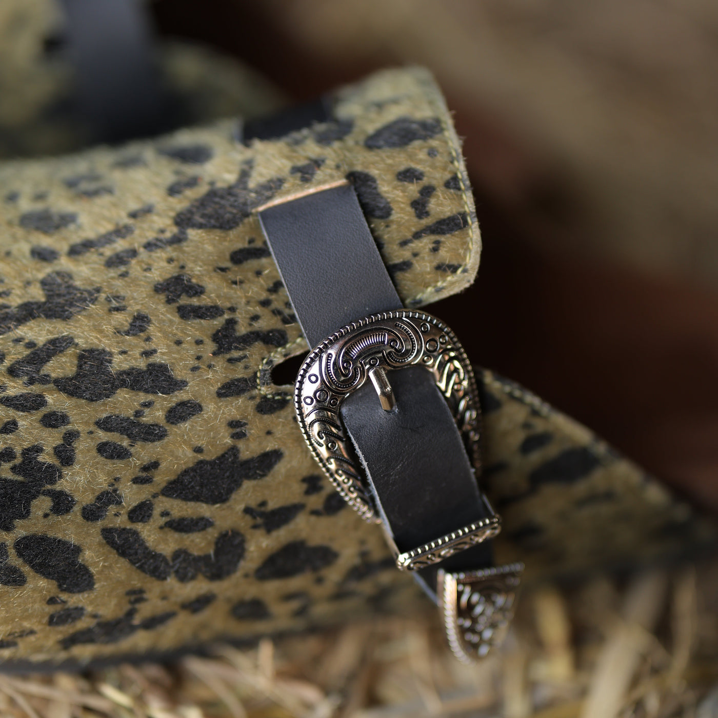 Milah Western in Olive Green Hair (Final Sale)