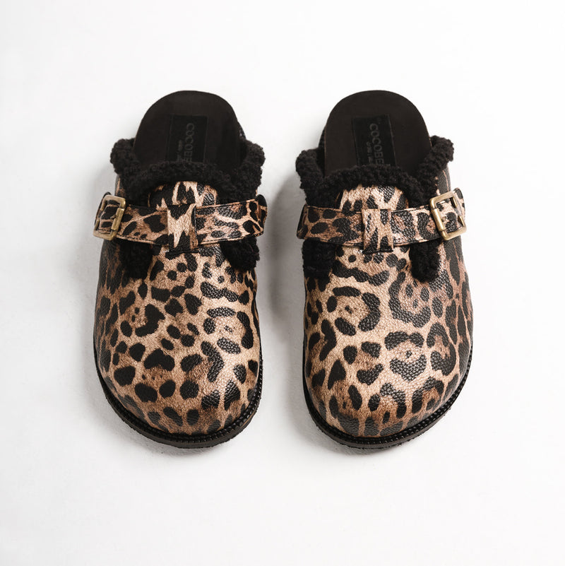 Milah in Leopard & Shearling