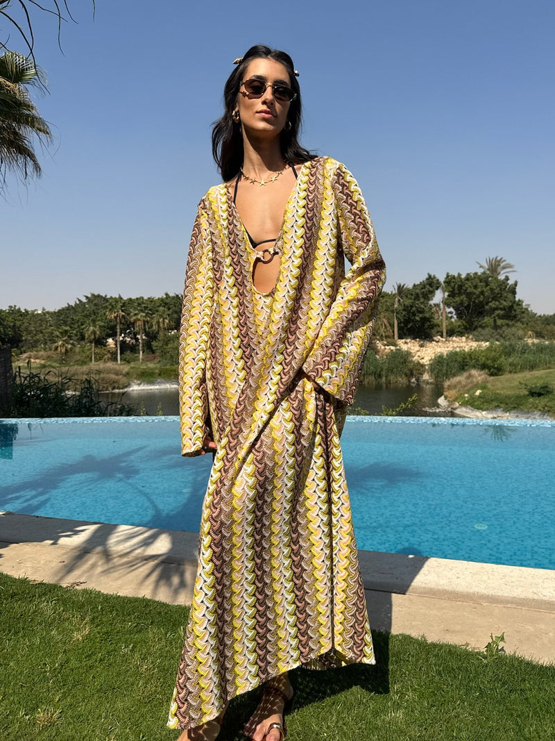 Salina’s Maxi dress in Yellow