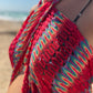 Sarong in Red Rainbow weave (Last Piece)