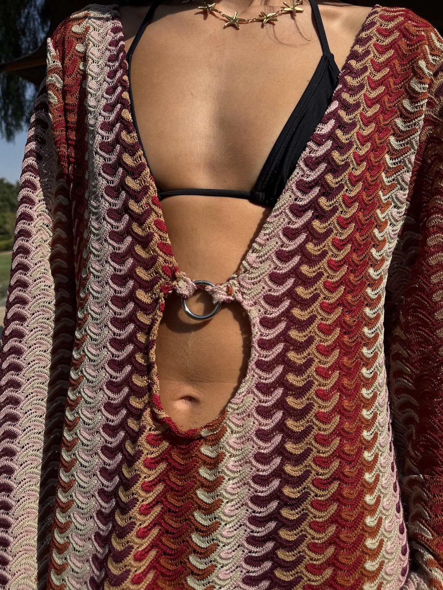 Salina’s Maxi dress in Earth Tones