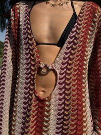 Salina’s Maxi dress in Earth Tones