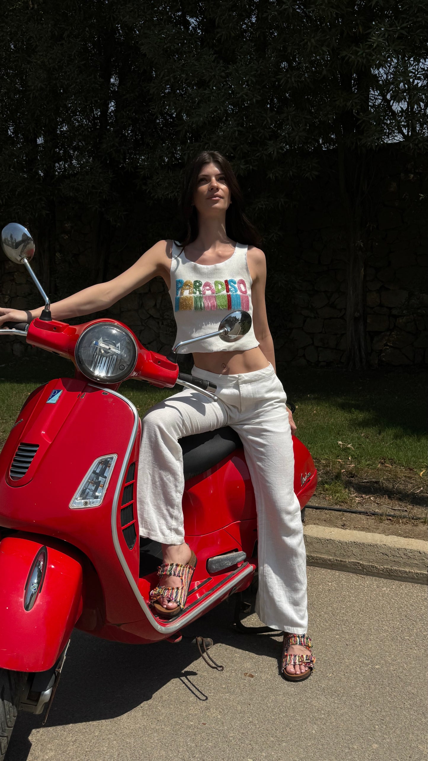 Paradiso Top (hand-embroidered)