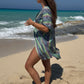 Seraphina Cover-up in Aquamarine