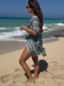 Seraphina Cover-up in Aquamarine
