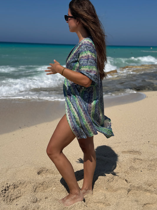 Seraphina Cover-up in Aquamarine