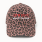“Cowboys Make Better Lovers” Cap in Pink Leopard