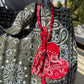 Bandana Quilted Tote Bag in Olive (Preorder May 5)