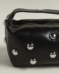 Bric in Black & Silver Eyelets