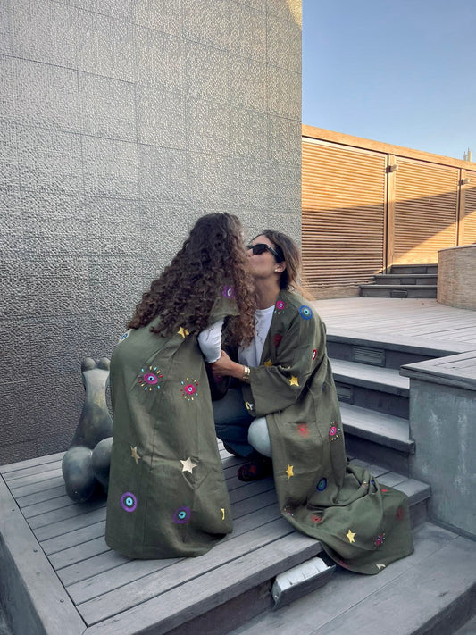 Girl Kaftan (Olive) - Mama & Me