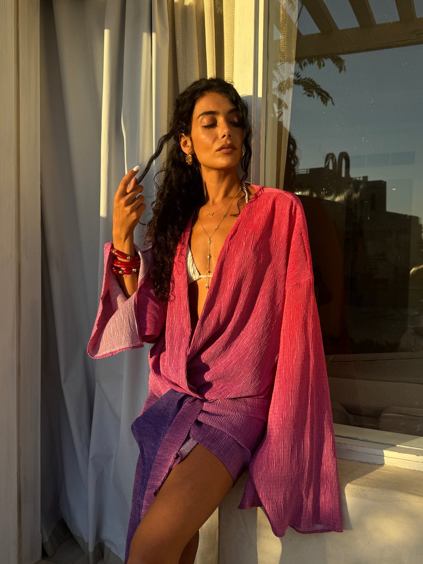 Soraya in Pink Ombrés