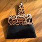 Croissant Clutch in Black Croc