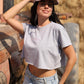 “ Favirote Daughter” Cropped Tshirt
