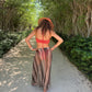 Espresso Chevron Weave Sarong