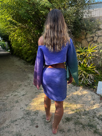 Elena Set in Blue Purple Ombrés