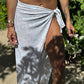 White Star Sarong (with slit)