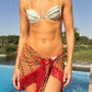 Rio Fringe Sarong in Red