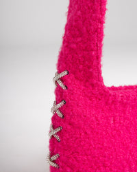 Abby Diamanté bag in Pink Fuzz