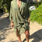 Tulum Cover-up in Olive Green
