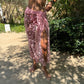 Skull & Star Crochet Sarong (Long) in Pink (Pre-Order: Shipping August 22)