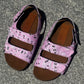 Kids Sandal in Pink Bandana