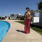Sarong in Red Rainbow weave