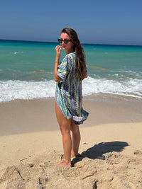 Seraphina Cover-up in Aquamarine