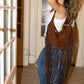 Wild Fringe Saddle Bag in Brown