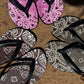 Flip-Flops in Leopard Bandana