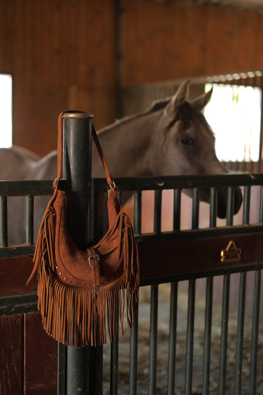 Texas Shoulder/Cross Body in Brown
