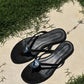 Luna Flat in Black & Silver