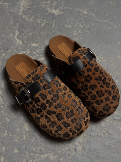 Milah Western in Dark Leopard Hair Print