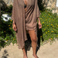Tulum Cover-up in Brown (Pre-order: One week)