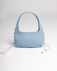 Abby Diamanté bag in Denim
