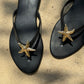 Inez Slippers in Gold Star-Fish (Final Sale)