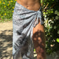 Grey Bandana Sarong (with slit )