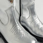 Western Boot in Cosmic Silver (Girls)