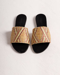 Iris in “Bali” Woven Straw (Final Sale)