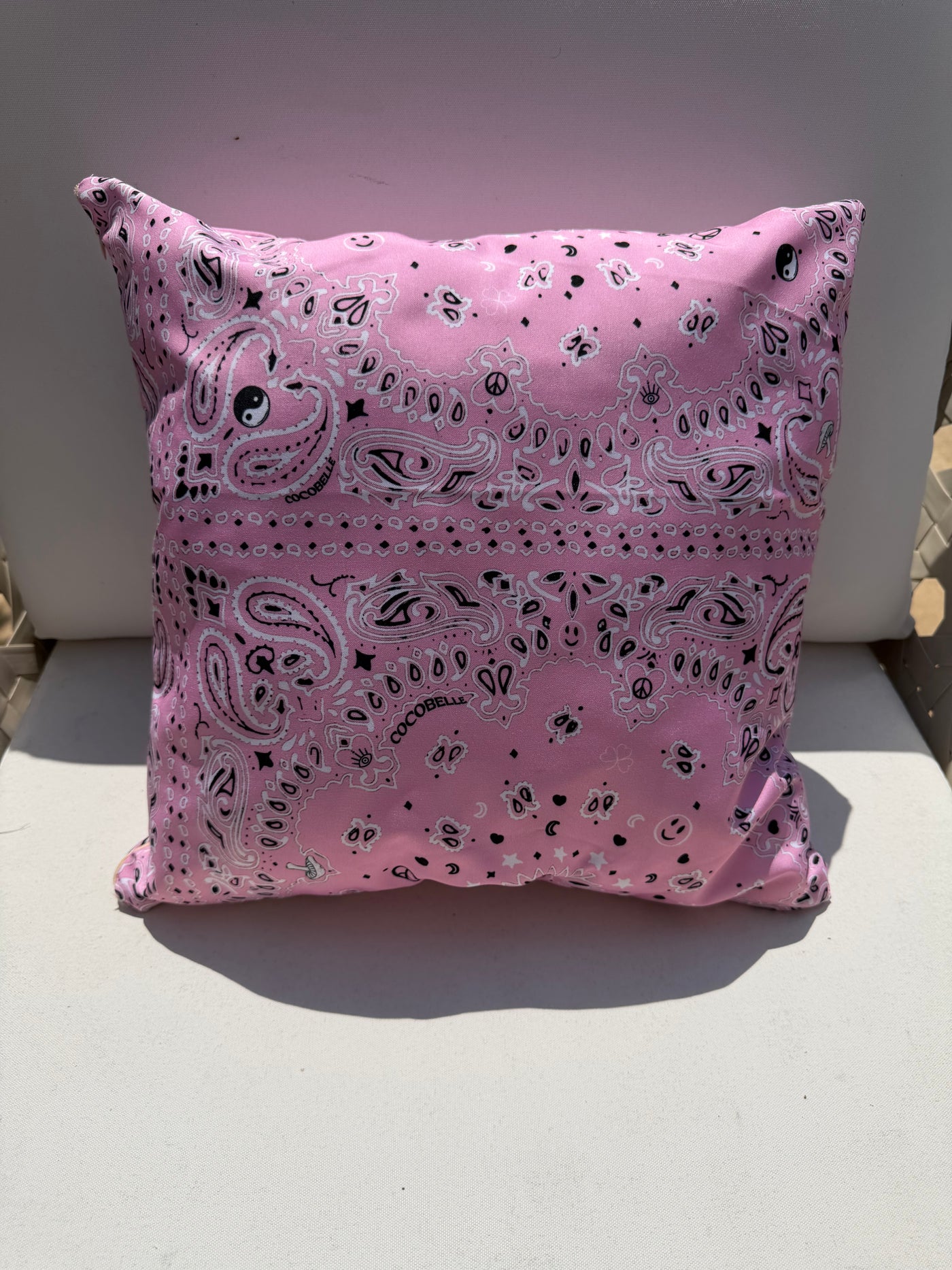 Bandana Pillow in Pink