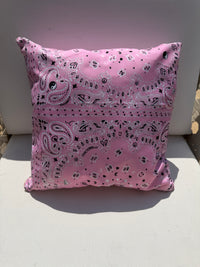 Bandana Pillow in Pink