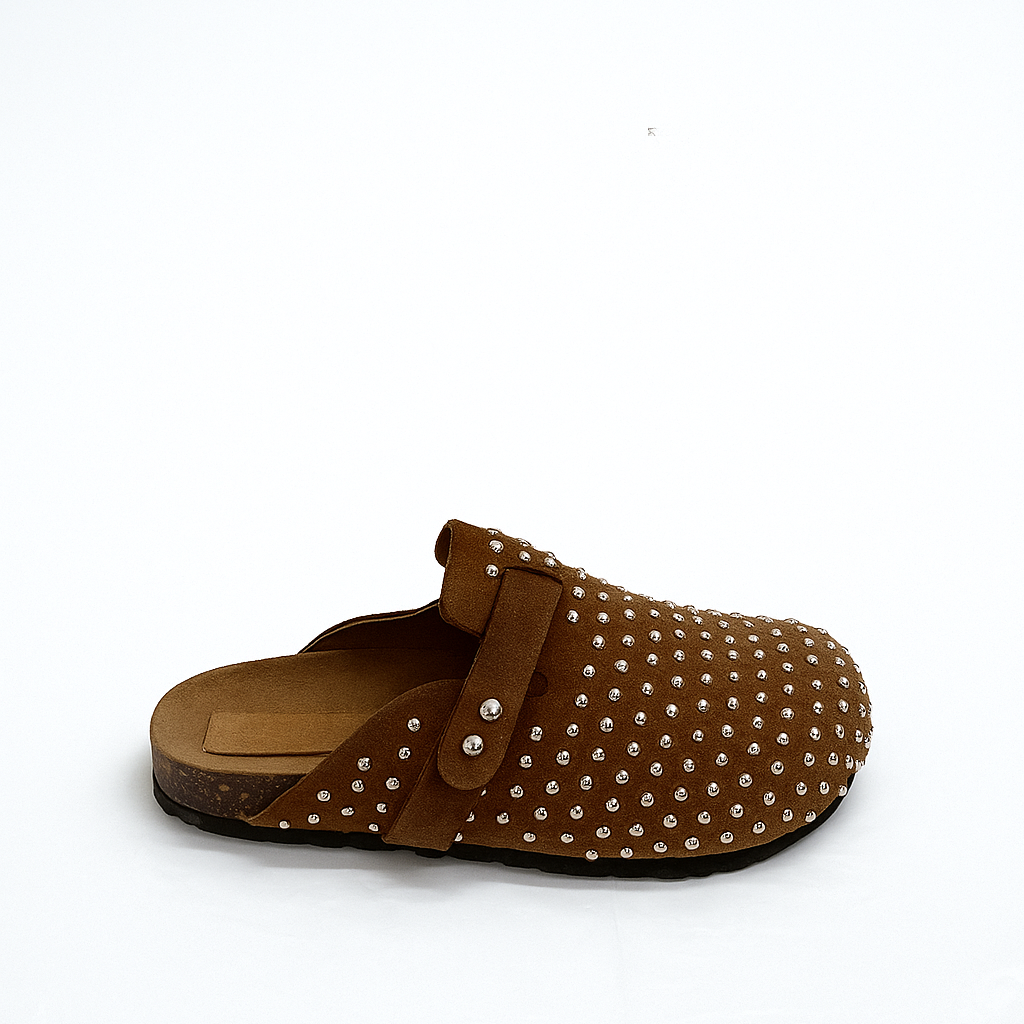 Milah Western in Studded Brown (Shipping by October 5)