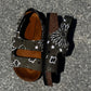 Kids Sandal in Olive Bandana (unisex)