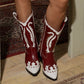 Rodeo Wild-Cherry Cowboy Boots (x SATISFASHION)