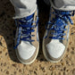 Marcy Genuine leather Blue Bandana Sneakers