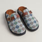 Milah Platform Clogs in Blue Lotus