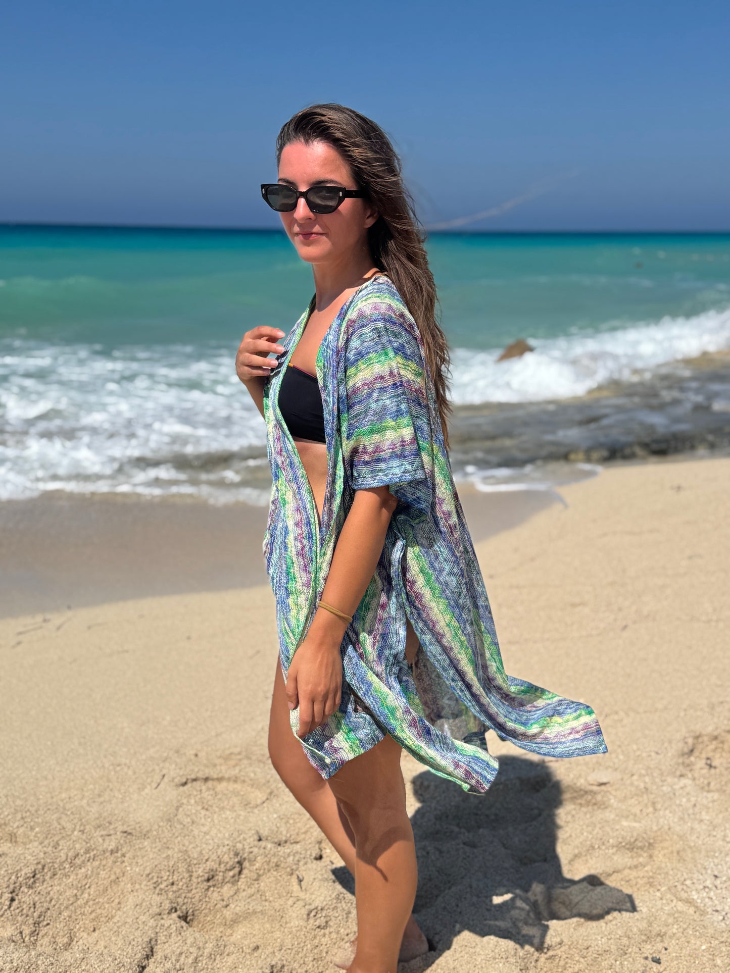 Seraphina Cover-up in Aquamarine