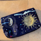 Celestial Cloud Pouch in Navy Velvet