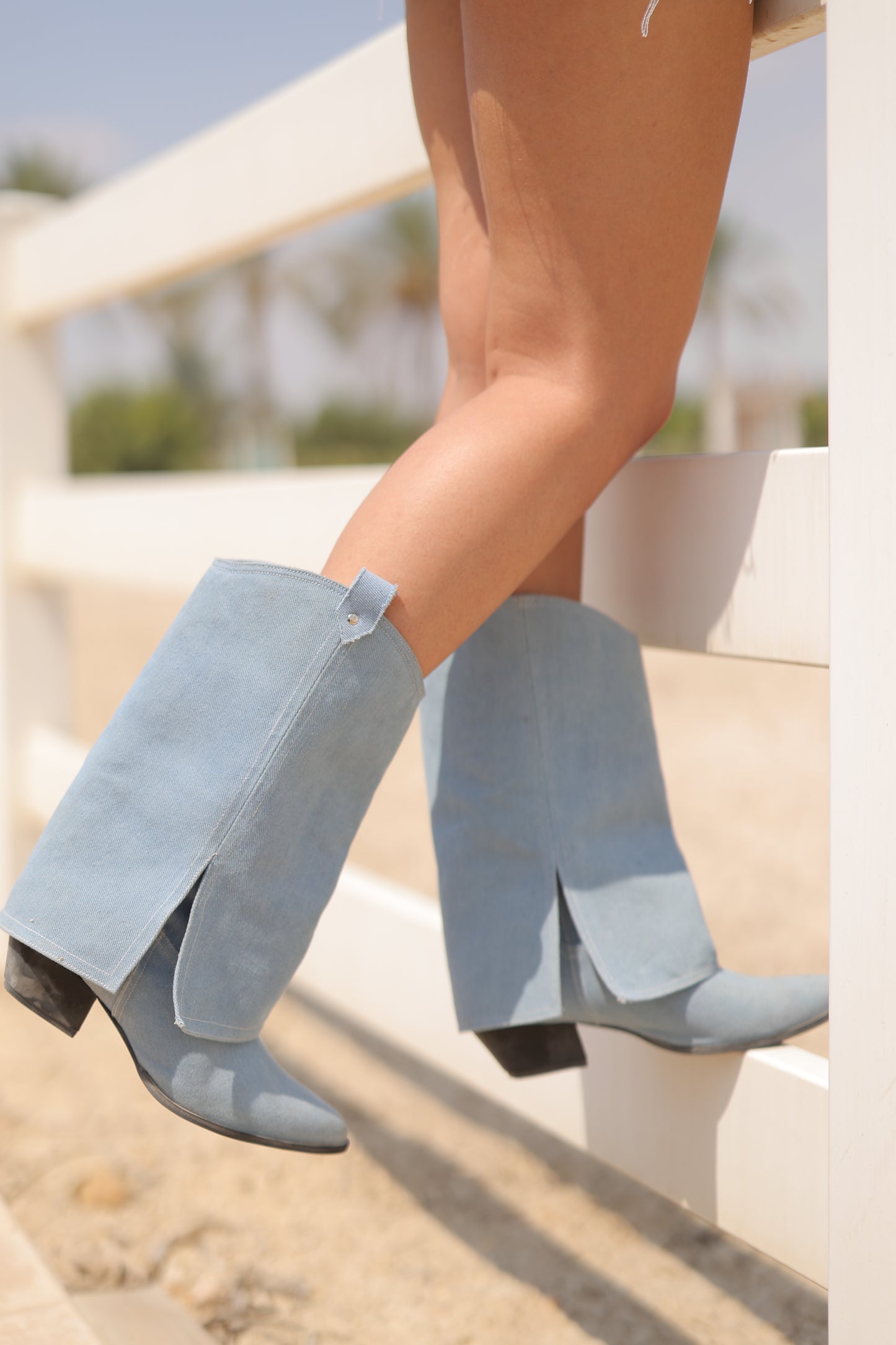 Western Boot in Denim (PREORDER: Shipping October 8)