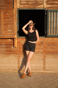 Milah Western in Brown (Final Sale)