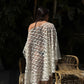 Elena off-shoulder cover up in Off-White